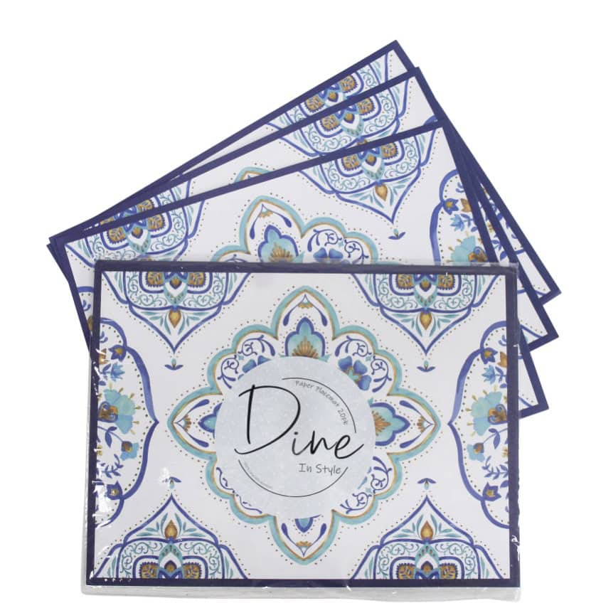 Morocco Paper Placemat Set 20